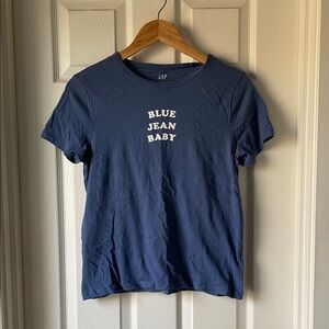 GAP Blue Jean Baby Graphic Tee